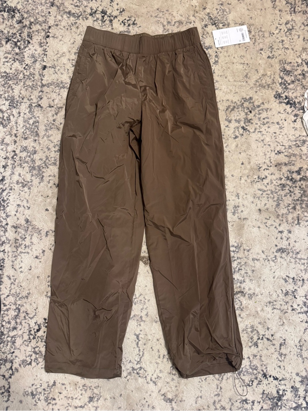 Athleta Women's Straight-Leg Lightweight Brown Pants